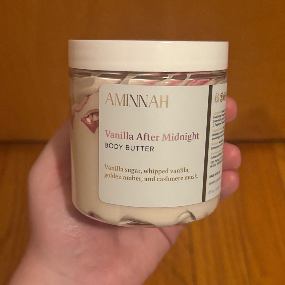 Aminnah Vanilla After Midnight Body Butter - Cream